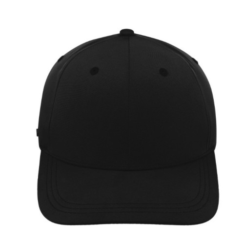 uflex-edge-bonded-6-panel-snapback-curved-peak-cap-black-front
