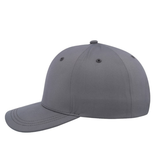 uflex-edge-bonded-6-panel-snapback-curved-peak-cap-charcoal-left