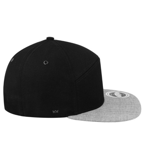 uflex-fashion-6-panel-snapback-flat-peak-cap-black-grey-right
