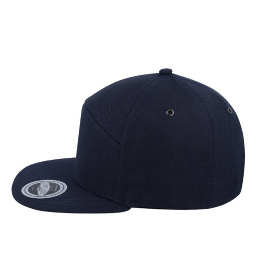 uflex-fashion-6-panel-snapback-flat-peak-cap-navy-left