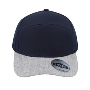 uflex-fashion-6p-curved-peak-navy-grey-front