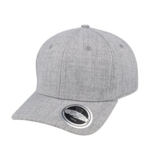 uflex-prostyle-6-panel-fitted-cap-grey-melange