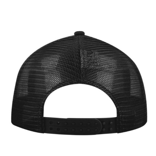 uflex-youth-curved-peak-trucker-cap-black-white-back