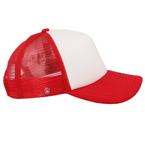 uflex-youth-curved-peak-trucker-cap-red-white-right