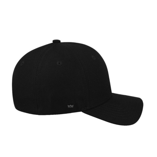 uflex-youth-snapback-6-panel-curved-peak-cap-black-right