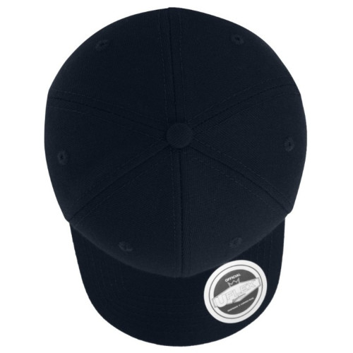 uflex-youth-snapback-6-panel-curved-peak-cap-navy-top