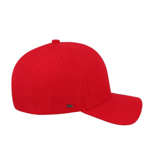 uflex-youth-snapback-6-panel-curved-peak-cap-red-right