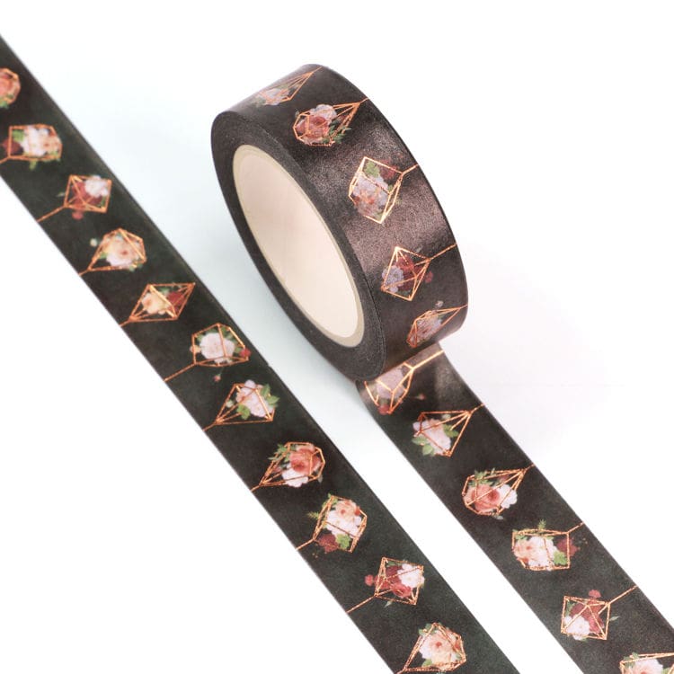 FL10-01 Gold Hanging Baskets Washi Tape